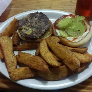 Juicy lucy burger