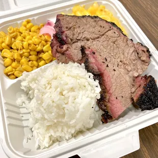 Brisket was tasty &amp; had good bark :)