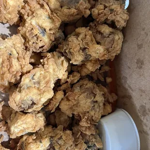 Fried mushrooms