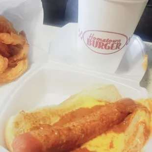 The saddest Chili Cheese Dog I've ever seen or had!