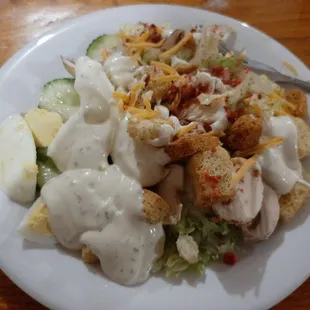 Salad from the salad bar.