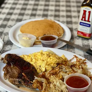 Steak and Eggs breakfast