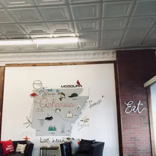 Arkansas mural painted by Ginger Oaks.