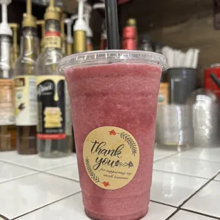Try one of our fruit smoothies like the blueberry pomegranate!