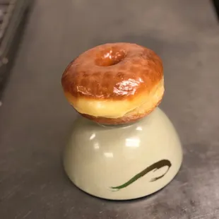 A perfect glazed on a perfect day, it doesn't get better than this!