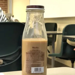a bottle of milk
