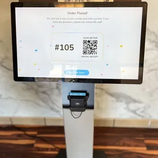 Self-serve kiosk!