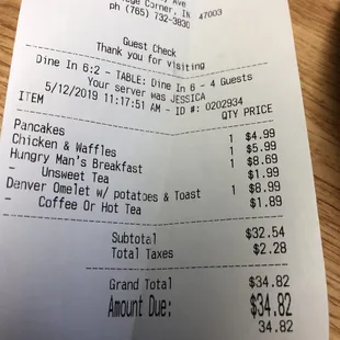 Receipt