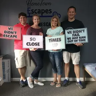 Couples Night!   Our latest group had a lot of fun working together even though they didn't quite make it out in time!