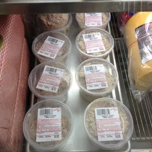 Sandwich spread--a specialty.   Great to have on hand for quick meals.
