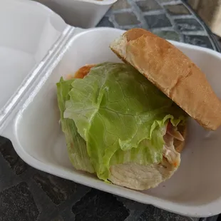 Grilled Chicken Sandwich without Mayo