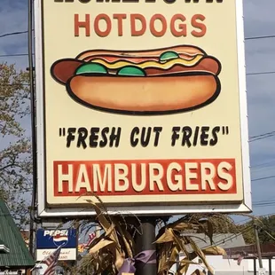 Street side sign