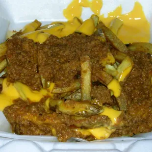 Chilli cheese fries