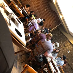 This place is not kid friendly so if you have kids jumping on here