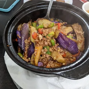 Casserole - eggplant and minced pork