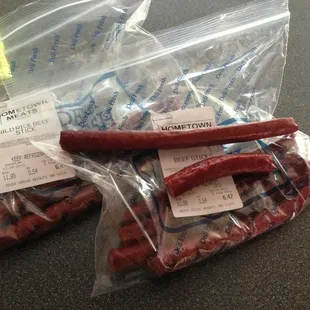 Delicious beef sticks!