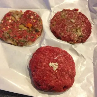 Spartan beef patty, pickle patty and pepper jack juicy Lucy.