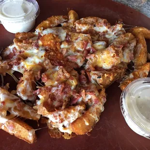 Bacon cheese fries