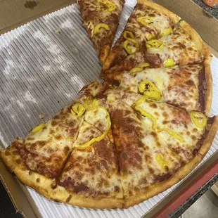 pizza, food