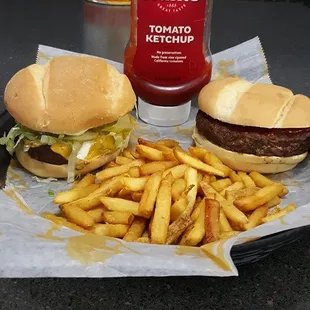 Fresh Angus Beef Patty and a gourmet bun go basic or all in with one of our Signature Burgers