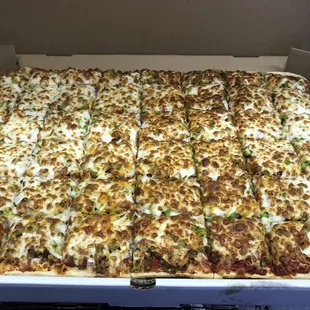 "The Sheet" 18"x 26" of fresh crust Pizza Party