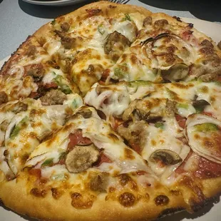 pizza, food