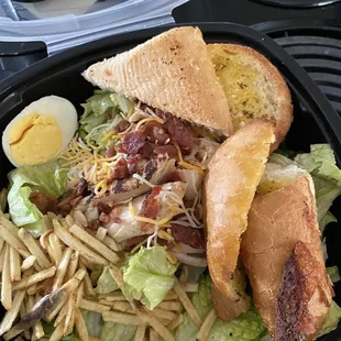Grilled chicken salad.