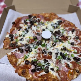 Papa's pizza, I think