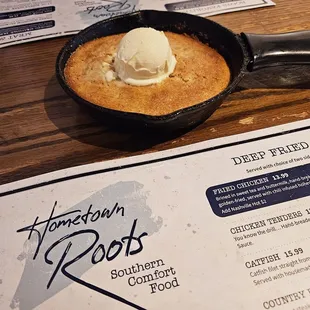 Jalapeño cornbread.