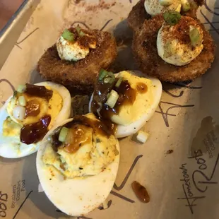 Deep Fried Deviled Eggs
