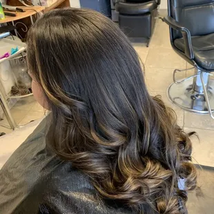 Brown balayage