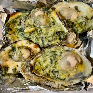 Oysters Rockefeller