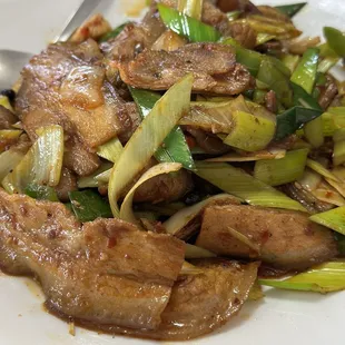 Twiced cook pork belly