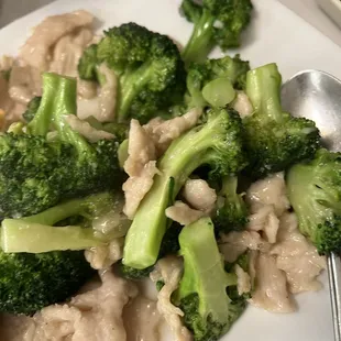 Chicken and broccoli