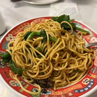 Dan Dan Noodles (before mixed)