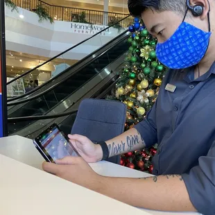 11-7-2020 Cameron Chan helped us