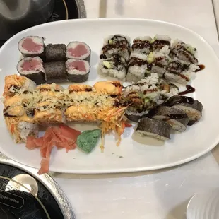 Sushi plate