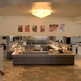 Buffet area