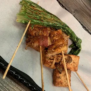 Bacon Wrapped Enoki