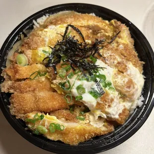 Chicken katsu bowl