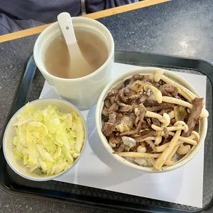 Beef &amp; Mushrooms Combo.