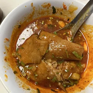 Menudo in my bowl