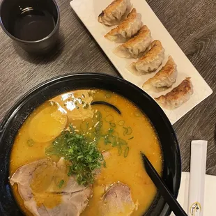 R12. Curry Ramen, S1. Home-made Gyoza