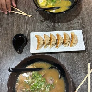 R5. Chashu Ramen R15. Gyoza Ramen