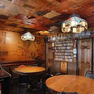 a game room with arcade machines