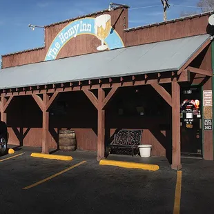 the outside of the building