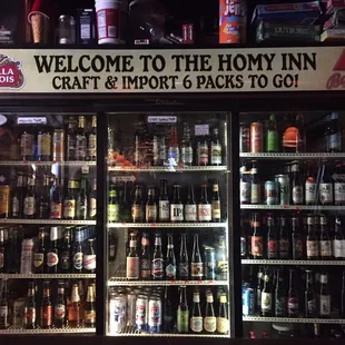 Bottled beer and board games