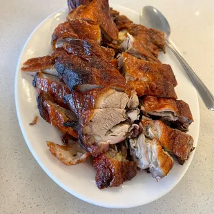 BBQ duck. I&apos;ve had better.