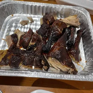 This was a $60 burnt mess that purported to be Peking Duck.