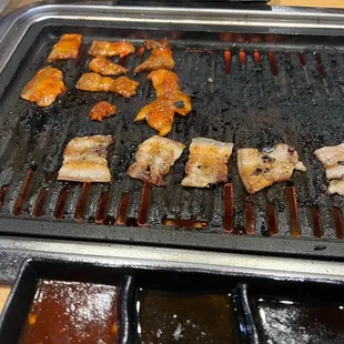 Spicy Pork Belly Deluxe, Pork Belly Deluxe, Side Sauce